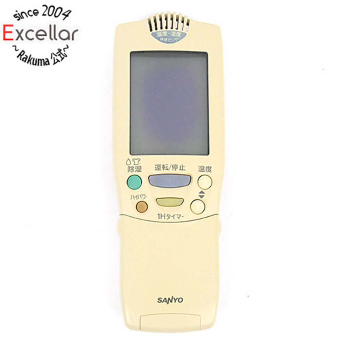 SANYO(サンヨーショウカイ)のSANYO製 エアコンリモコン RCS-EJ1 液晶画面いたみ スマホ/家電/カメラの冷暖房/空調(その他)の商品写真