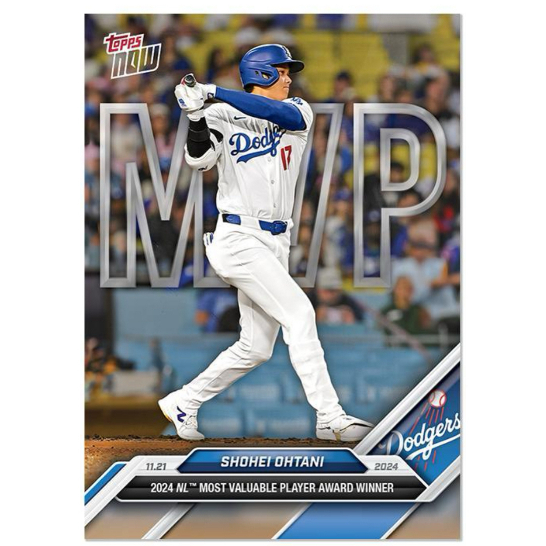 大谷翔平 2024 MLB Topps now ナショナルリーグ MVP 匿名 エンタメ/ホビーのトレーディングカード(シングルカード)の商品写真