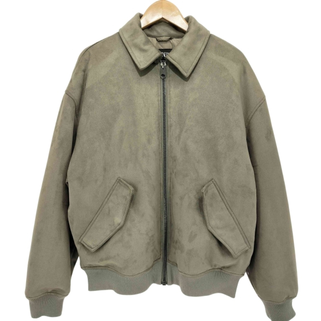 ZARA - ZARA(ザラ) フェイクスエード ボンバージャケット メンズ ZARA - ZARA(ザラ) フェイクスエード ボンバージャケット メンズ