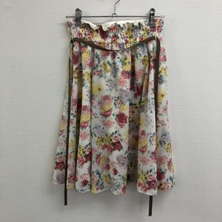 【WILLSELECTION】ウィルセレクション　花柄　M　スカート　ウエストゴム　カジュアル(その他)