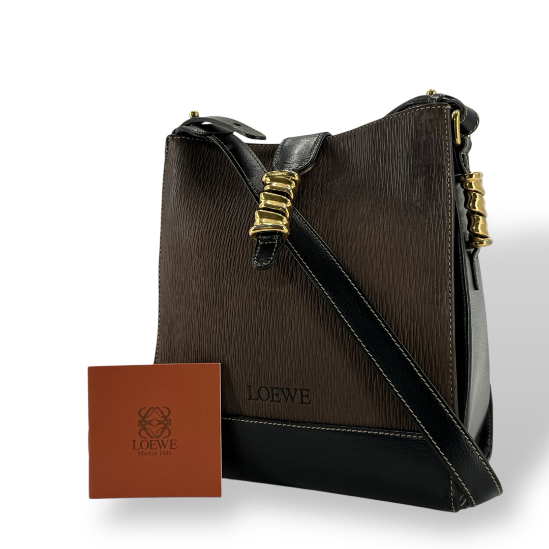 LOEWE - オールド ロエベ ショルダーバッグ ベラスケス ツイスト LOEWE - オールド ロエベ ショルダーバッグ ベラスケス ツイスト