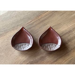 【新品】栗の箸置き(2つ)(食器)