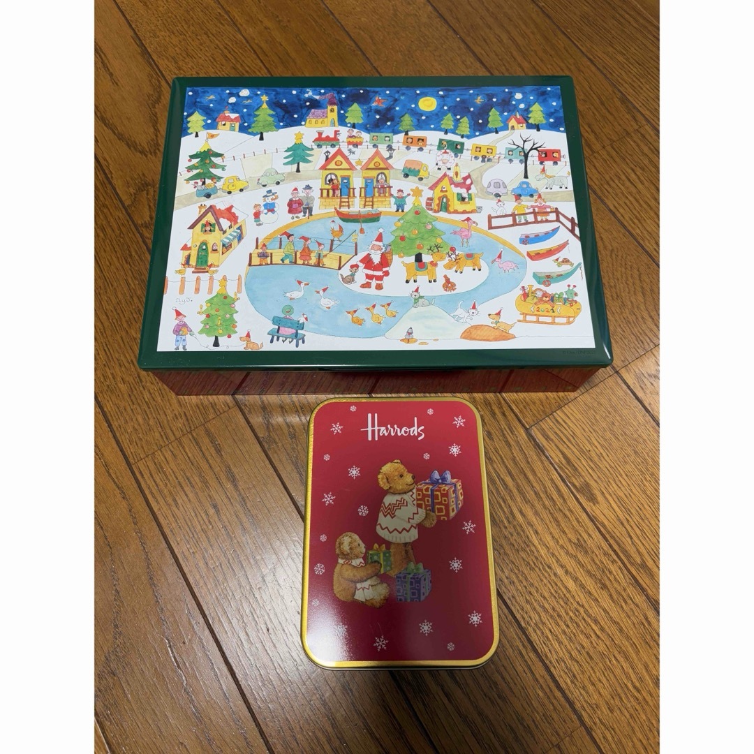 YOKU MOKU(ヨックモック)の缶 ヨックモック インテリア/住まい/日用品のインテリア小物(小物入れ)の商品写真