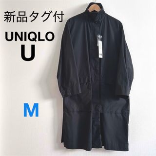 UNIQLO - ユニクロ ダブルフェイスチェスターロングコート 黒の UNIQLO - ユニクロ ダブルフェイスチェスターロングコート 黒の
