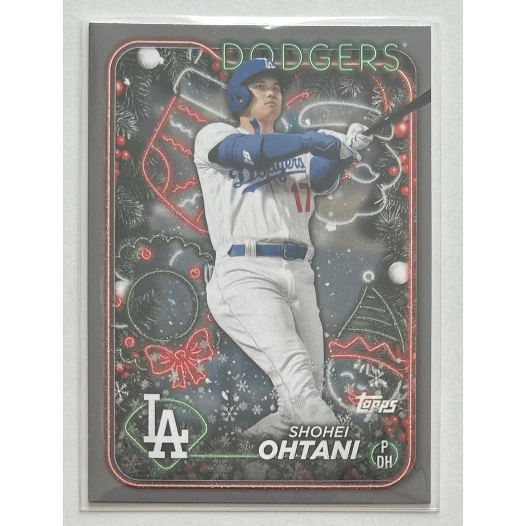 Topps(トップス)のtopps 2024 holiday mega box 大谷翔平 インサート エンタメ/ホビーのトレーディングカード(シングルカード)の商品写真