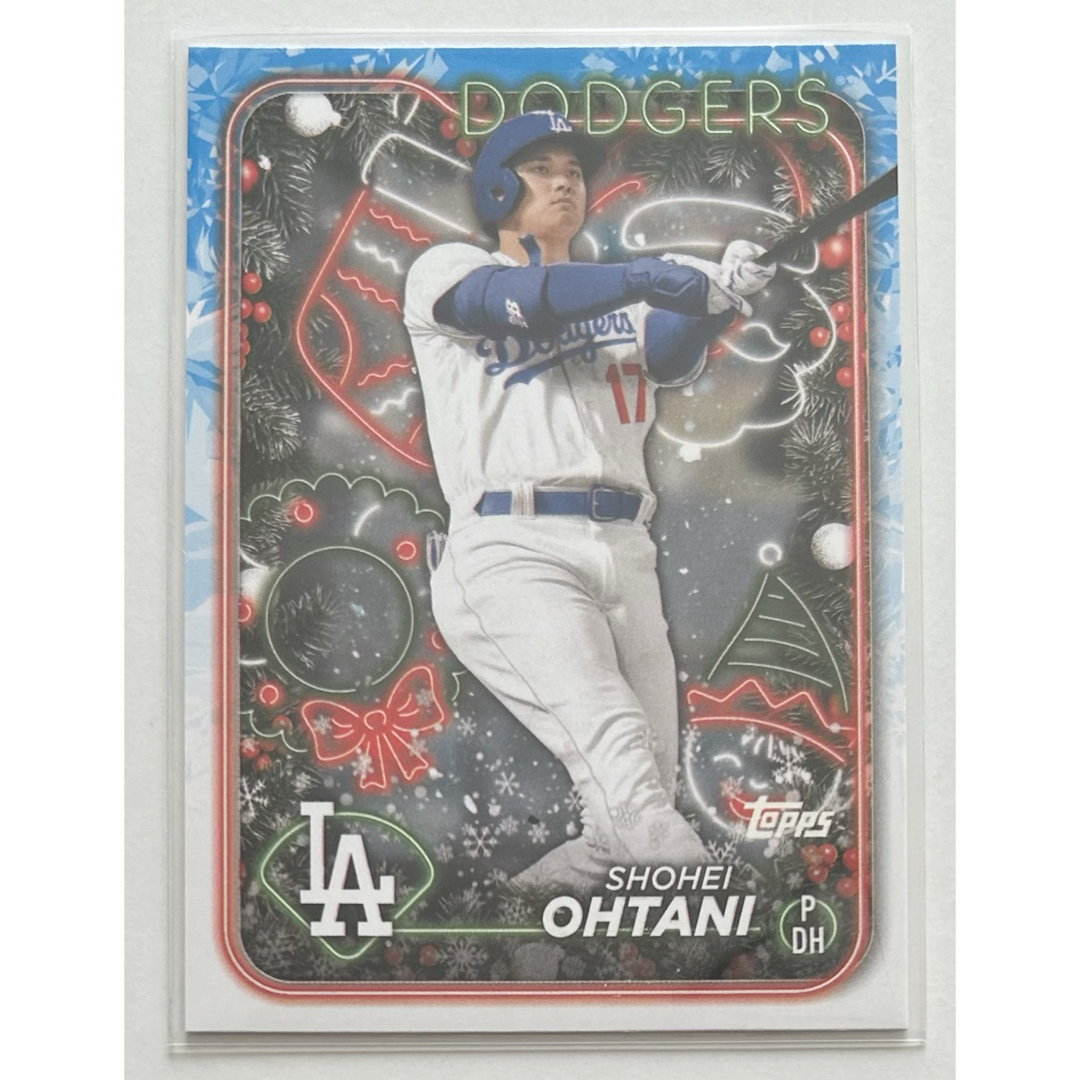 Topps(トップス)のtopps 2024 holiday mega box 大谷翔平 レギュラー エンタメ/ホビーのトレーディングカード(シングルカード)の商品写真