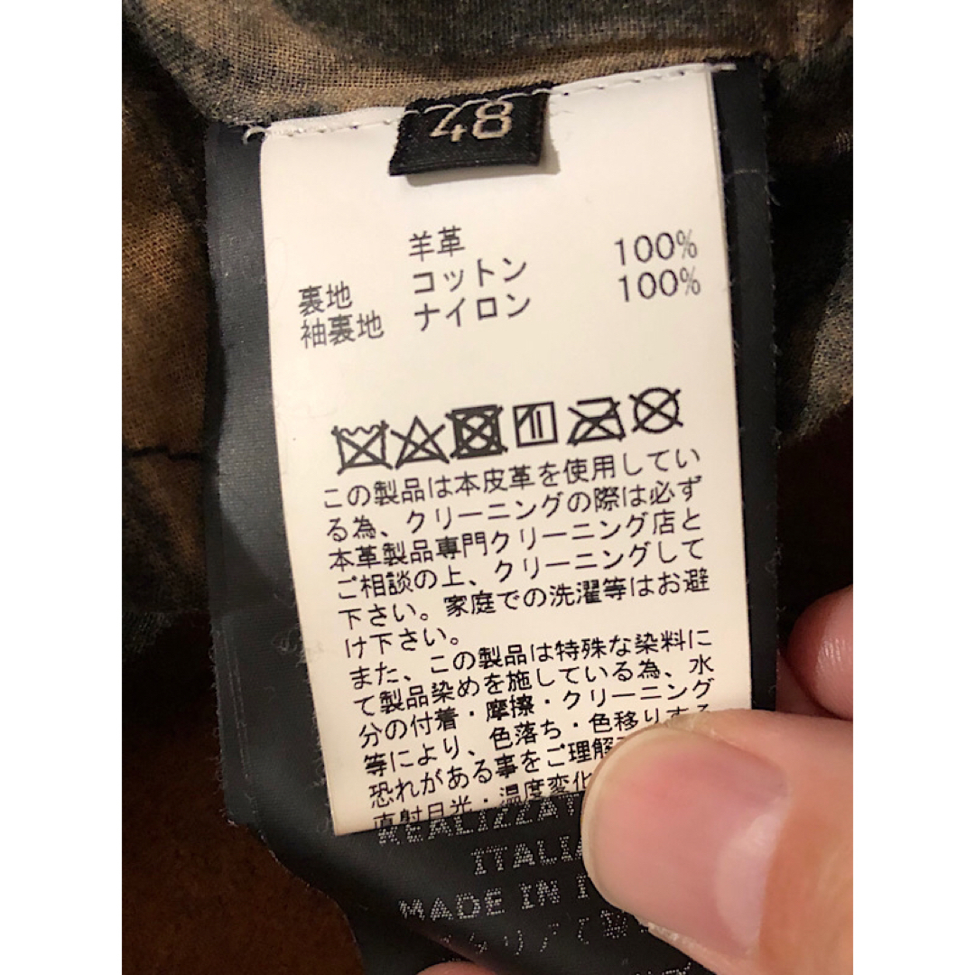 GIORGIO BRATOジョルジオブラット18SSラムレザースナップ釦シャツ GIORGIO BRATOジョルジオブラット18SSラムレザースナップ釦シャツ