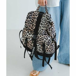 アーバンリサーチ(URBAN RESEARCH)の【Leopard】GANNI Recycled Tech Backpack P(リュック/バックパック)