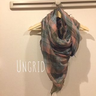 アングリッド(Ungrid)のアングリッド♡チェックストール(ストール/パシュミナ)