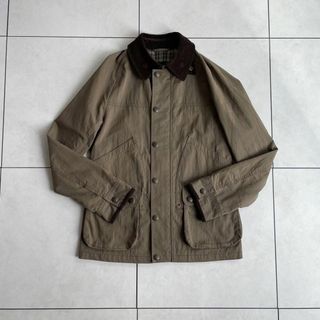 BURBERRY - BURBERRY バーバリー ミリタリーブルゾン 48(L位) 緑 BURBERRY - BURBERRY バーバリー ミリタリーブルゾン 48(L位) 緑