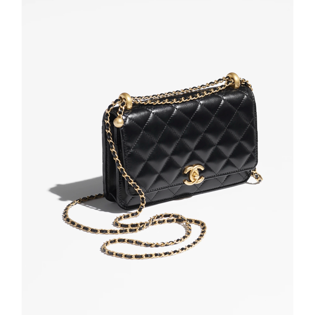 使い易いサイズ♪【CHANEL】25SS チェーン付き ミニ ヴァニティ CHANEL - 値下げ！新品 新作 シャネル 25SS チェーンウォレット
