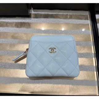 CHANEL - CHANEL 希少!!新品未使用 コインケース 薄ピンクの CHANEL - CHANEL 希少!!新品未使用 コインケース 薄ピンクの