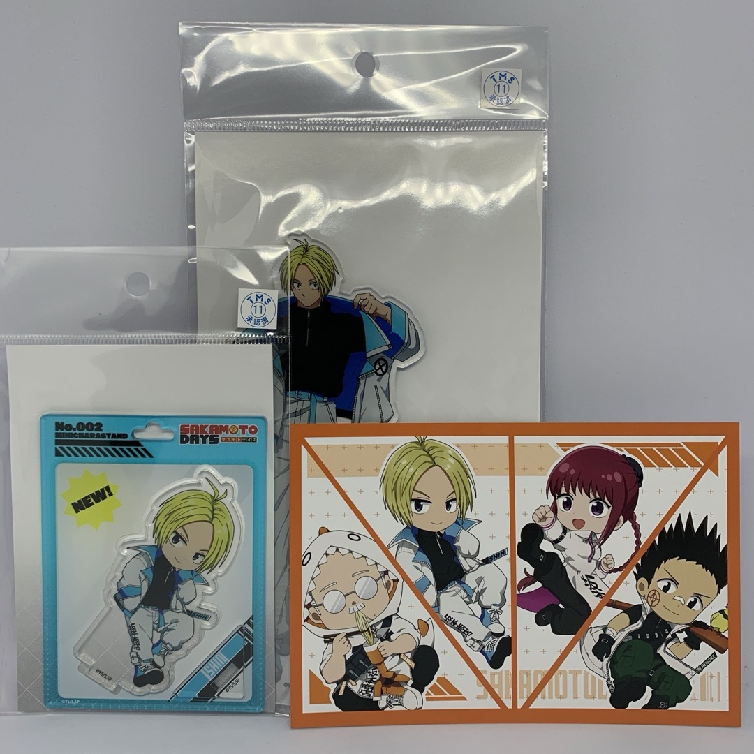 SAKAMOTO DAYS 朝倉シン ダウナーコーデ アクスタ ポストカード