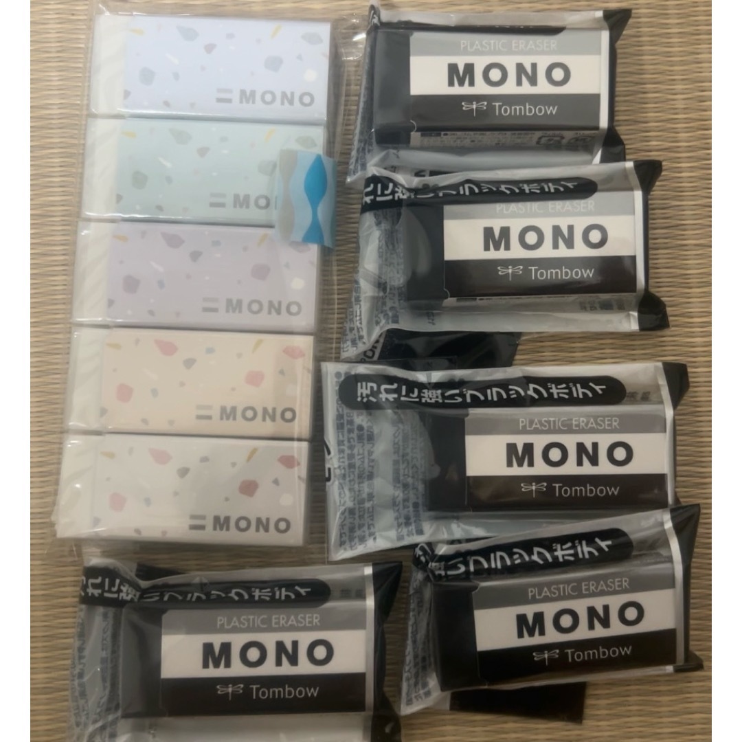 mono シアーストーン ブラック 消しゴム インテリア/住まい/日用品の文房具(消しゴム/修正テープ)の商品写真