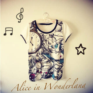 ディズニー(Disney)のアリス♡Tシャツ(Tシャツ(半袖/袖なし))