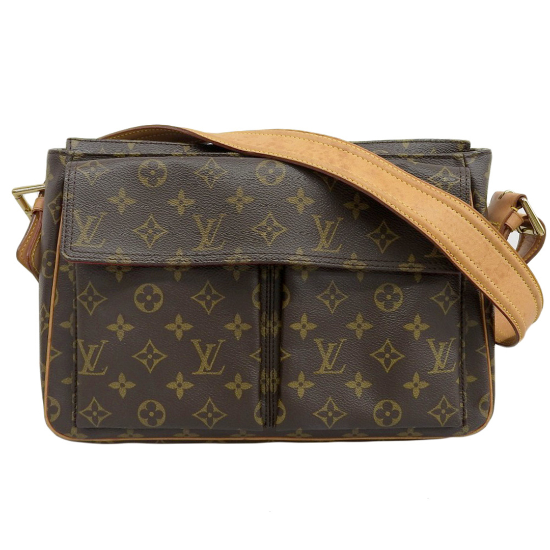 LOUIS VUITTON - 【本物保証】 ルイヴィトン LOUIS VUITTON モノグラム ヴィバシテGM M51163 ワンショルダーバッグ