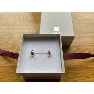 TAKE UP/テイクアップ　ピンクゴールド　フープピアス(ピアス)