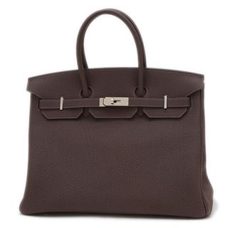 エルメス(HERMES)のエルメス バーキン35 トゴ ショコラ シルバー金具 W刻印(ハンドバッグ)
