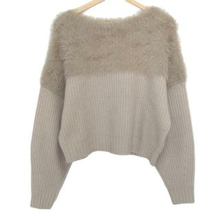 Noble - タグ付 新品 YAK/ヤク ワイドVネックニット ピンク 完売 Noble - タグ付 新品 YAK/ヤク ワイドVネックニット ピンク 完売