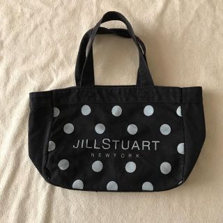 ジルスチュアート(JILLSTUART)のマヨネーズ様専用 【JILL STUART】ブラックドットトートバッグ(トートバッグ)