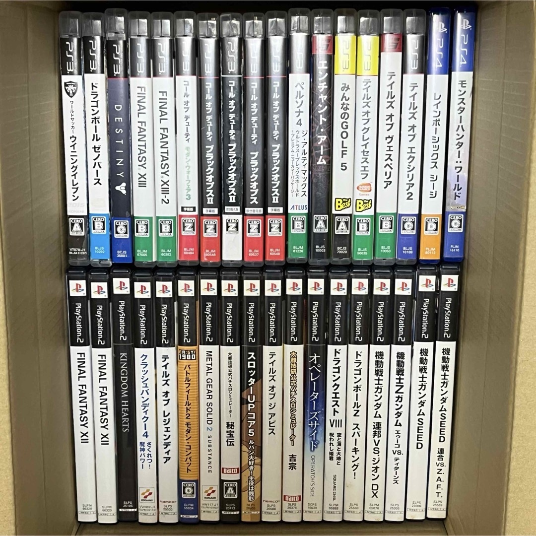 SONY(ソニー)のPS2 PS3 PS4 ソフト まとめ売り 36本セット エンタメ/ホビーのゲームソフト/ゲーム機本体(家庭用ゲームソフト)の商品写真