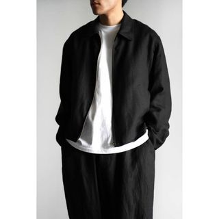 COMOLI - comoli25ssシルクネップジップショートジャケット 2の COMOLI - comoli25ssシルクネップジップショートジャケット 2の