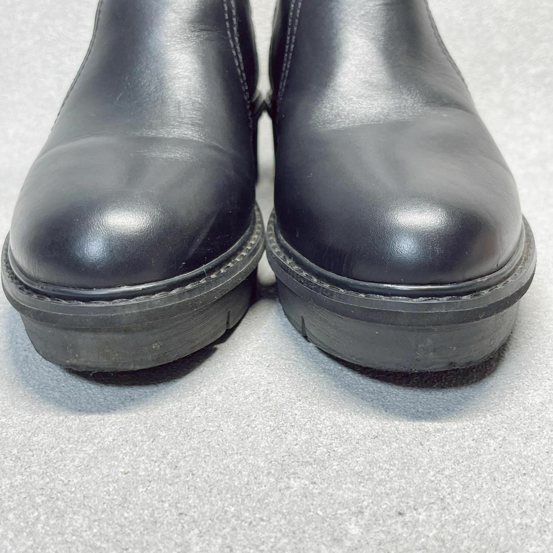 Clarks(クラークス)のクラークス 22.5cm エアラベルジップ ブラック ブーツ ブーティ レディースの靴/シューズ(ブーツ)の商品写真