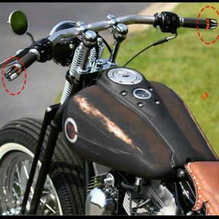 X-STYLEバイク ウィンカー led 2色アンバー＋レッド2個セット(その他)