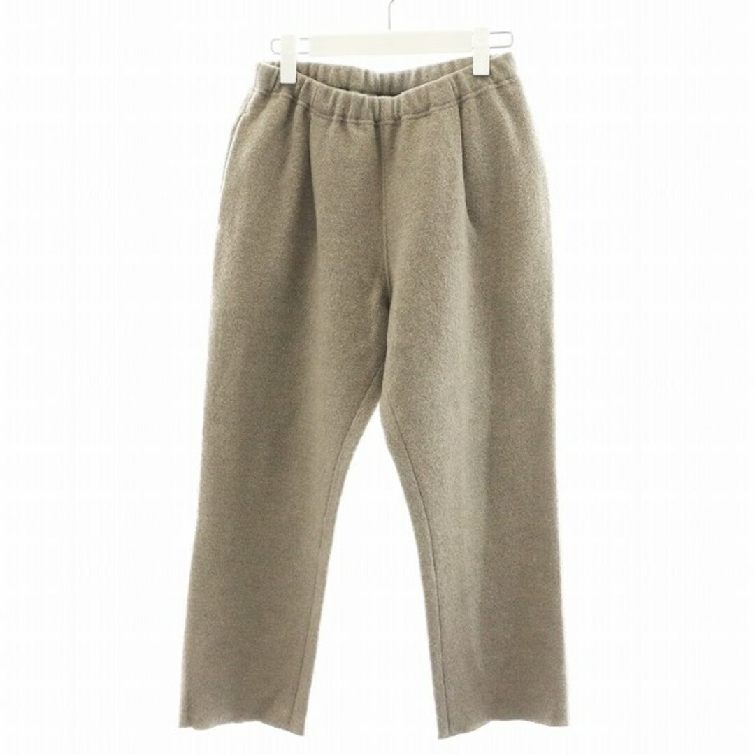 エヴァムエヴァ press wool pants イージーパンツ 1 グレー