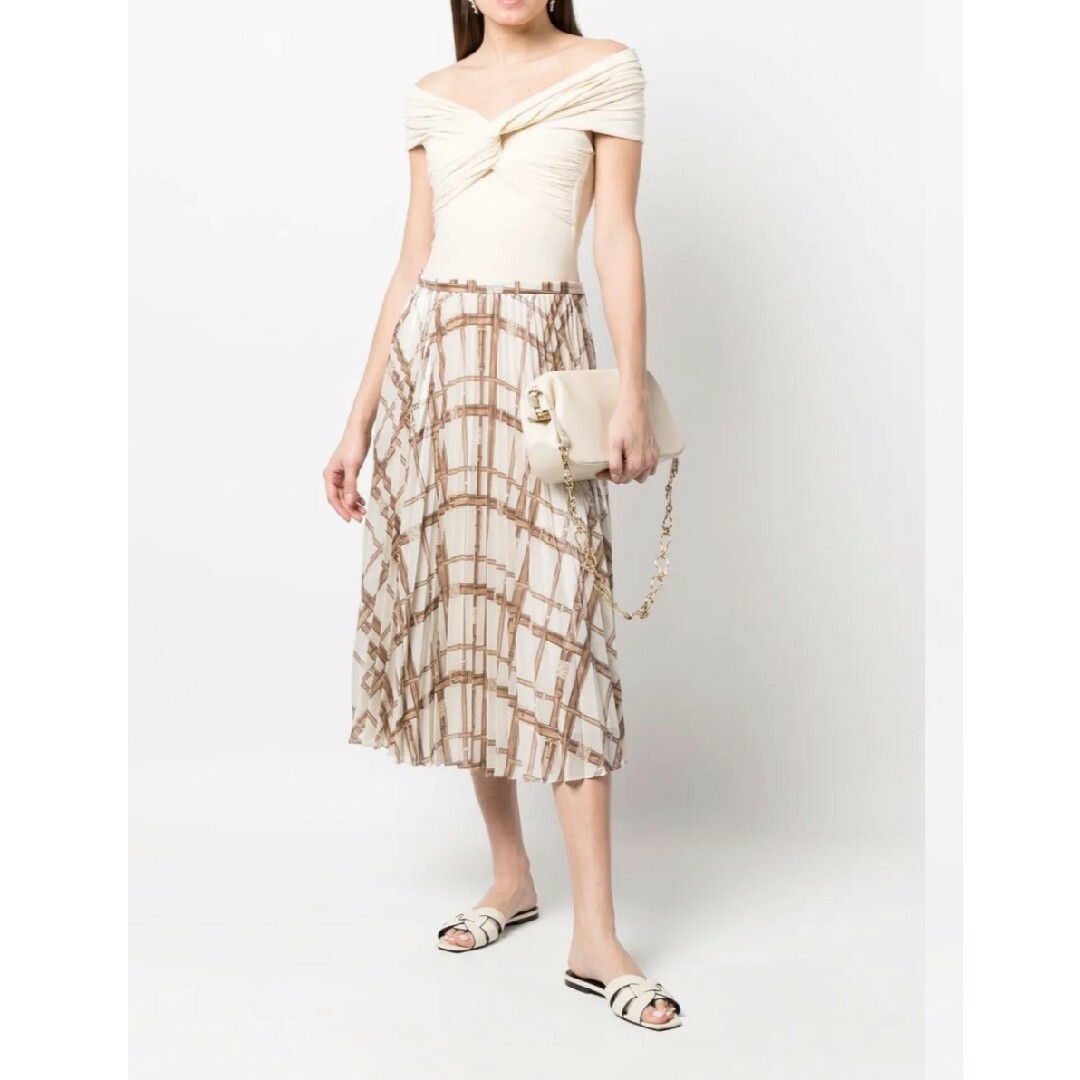 POLO RALPH LAUREN - LAUREN RALPH LAUREN ラルフローレン 光沢 プリーツ スカート