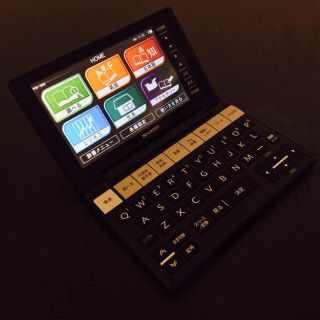 シャープ(SHARP)のSHARP製電子辞書BRAIN(PW-SB2)＋フランス語辞書カード＋ケース付き(その他)