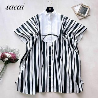 sacai - 未使用級✨sacai サカイ 05032 シャツワンピース sacai - 未使用級✨sacai サカイ 05032 シャツワンピース
