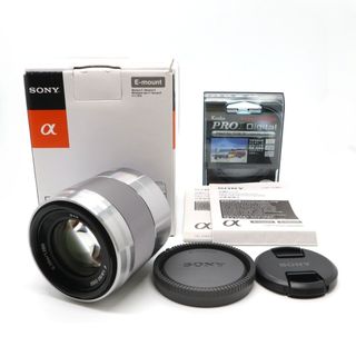 《極上美品》 SONY E 50mm F1.8 OSS  シルバー SEL50F18 単焦点レンズ ソニー k2991(レンズ(単焦点))