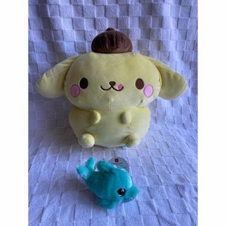サンリオ ポムポムプリン クタクタドール もっちり BIG ぬいぐるみ 2個セッ(ぬいぐるみ/人形)
