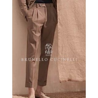 BRUNELLO CUCINELLI - P69☆美品☆24SS☆極上リネン＆コットン