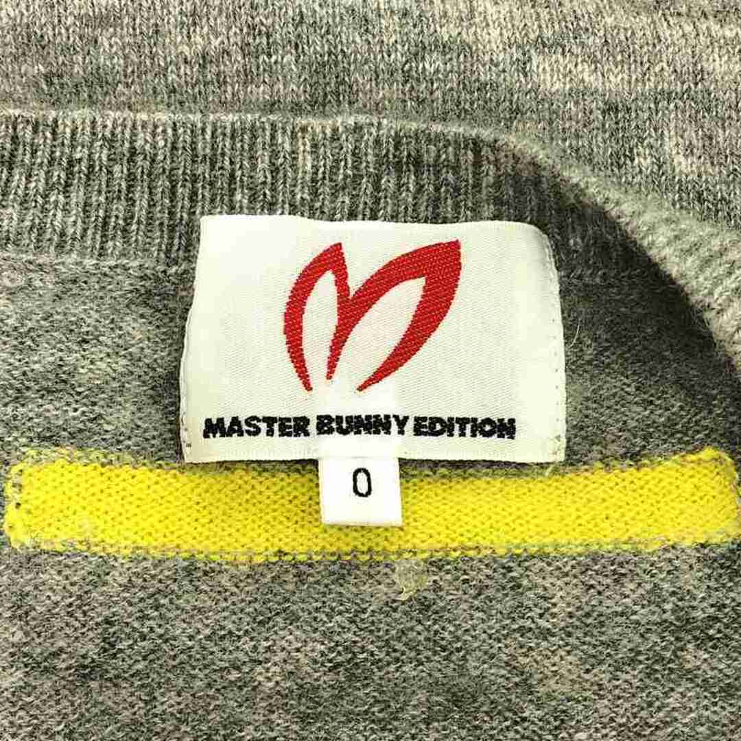 MASTER BUNNY EDITION  / マスターバニーエディション | ロゴ クルーネック ニット | 0 | グレー | レディース レディースのトップス(ニット/セーター)の商品写真