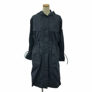 MONCLER - モンクレール MONCLER フード付きコートネイビーの MONCLER - モンクレール MONCLER フード付きコートネイビーの