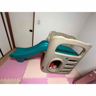大型遊具 ジャングルジム 折り畳み収納黒板付き滑り台 室内 木製 大型遊具 ジャングルジム 折り畳み収納黒板付き滑り台 室内 木製