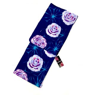 ☆新品未使用☆女性用浴衣　B級品　花模様　綿　フリーサイズ(浴衣)