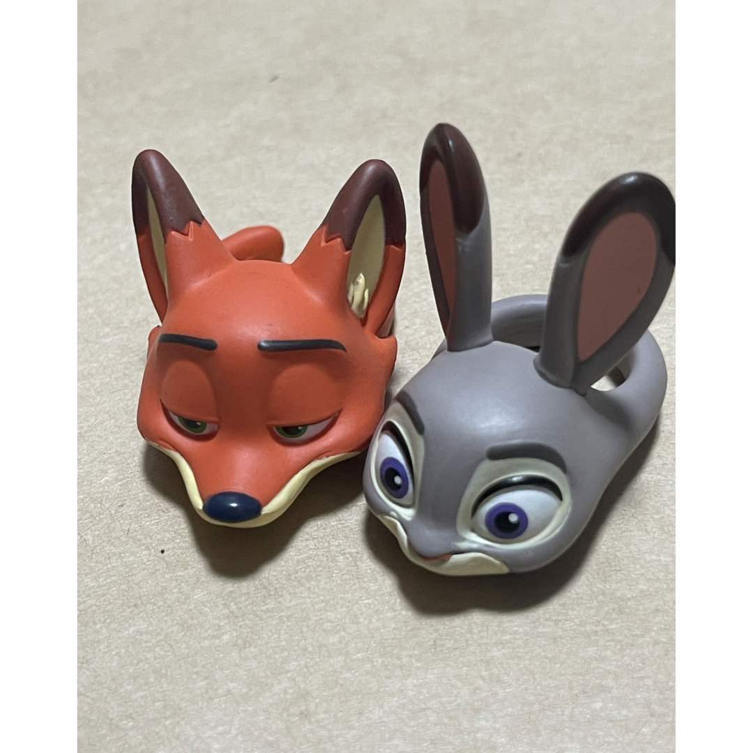 Disney(ディズニー)のズートピア♡ニック&ジュディ♡リング💍 エンタメ/ホビーのおもちゃ/ぬいぐるみ(キャラクターグッズ)の商品写真