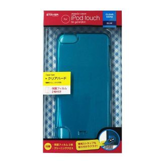 5th iPod touch 用クリアハードケース ブルー (ポータブルプレーヤー)