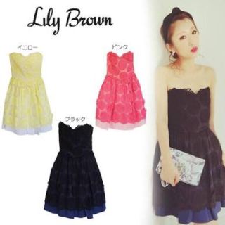 リリーブラウン(Lily Brown)の【あちゃもや様専用♡】リリーブラウン ワンピース lijybrown(ミニワンピース)