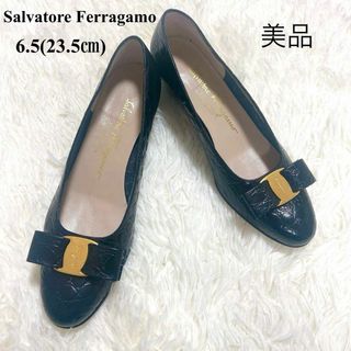Salvatore Ferragamo - 未使用 フェラガモ FIAMMETTA エナメル Salvatore Ferragamo - 未使用 フェラガモ FIAMMETTA エナメル