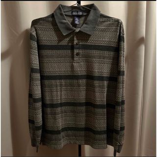 LANDS'END - 【LAND'S END】(ランズエンド)長袖ポロシャツL美 LANDS'END - 【LAND'S END】(ランズエンド)長袖ポロシャツL美