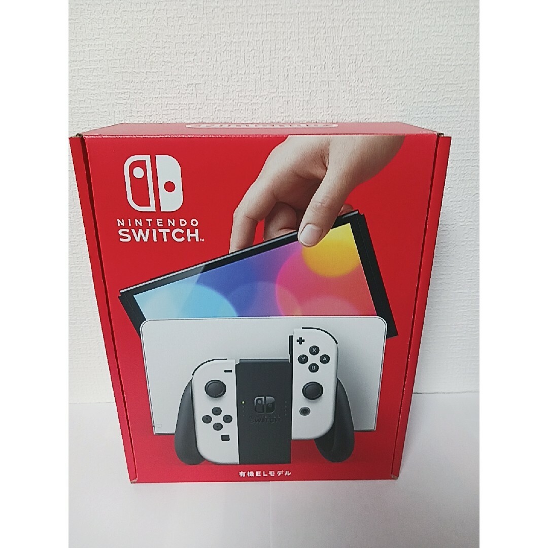 nintendo switch 有機el モデル ホワイト ネオン 本体 新品 エンタメ/ホビーのゲームソフト/ゲーム機本体(家庭用ゲーム機本体)の商品写真