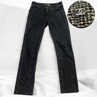 CHANEL - CHANEL シャネル パンツ デニム スキニーパンツ CHANEL - CHANEL シャネル パンツ デニム スキニーパンツ