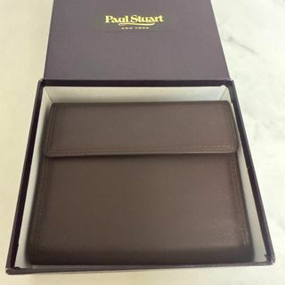 Paul Stuart - 未使用 ポールスチュアート ☆ レザー 二折財布 Paul Stuart - 未使用 ポールスチュアート ☆ レザー 二折財布