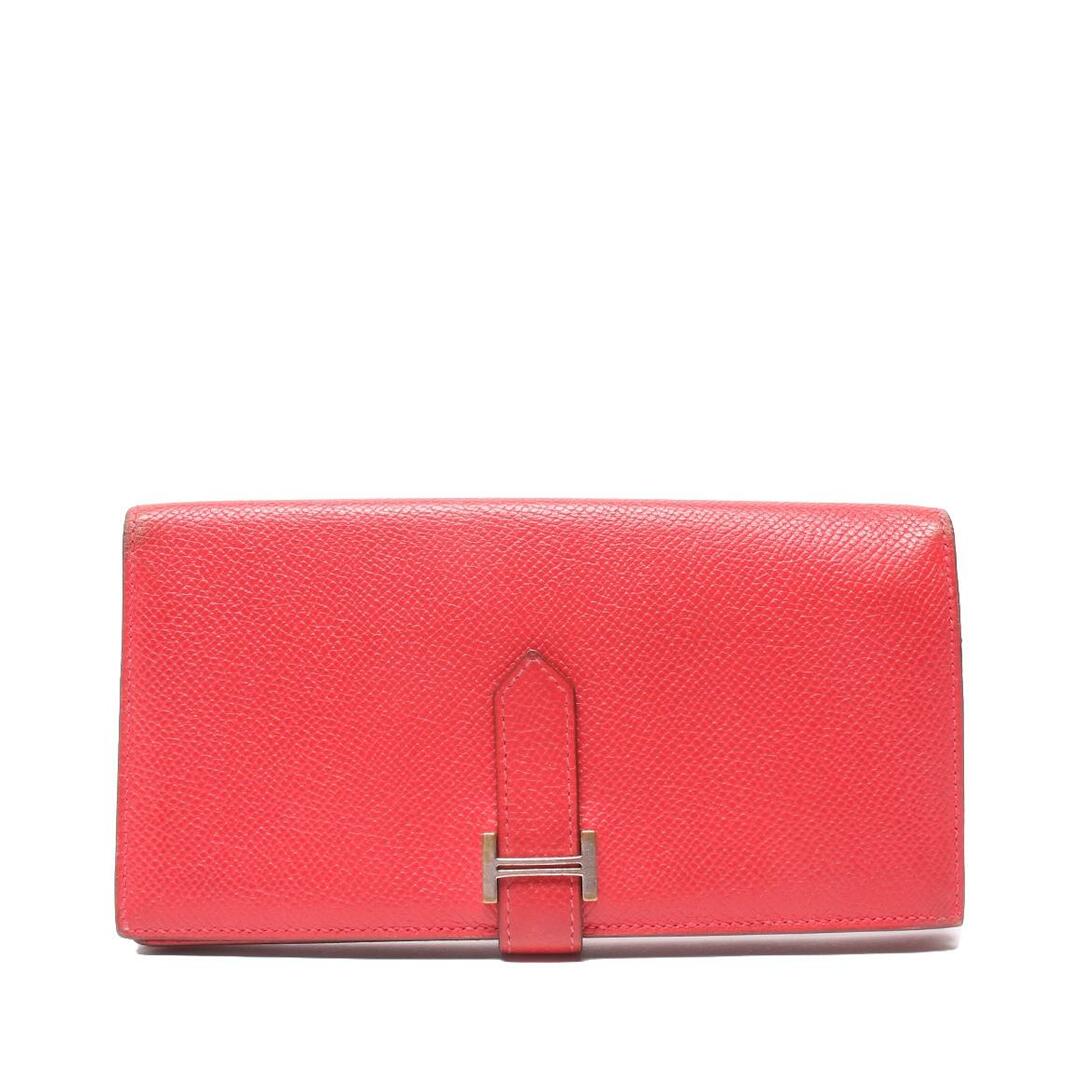 HERMES - エルメス HERMES 長財布 □M刻印 ゴールド金具 ベアンスフレ レディース