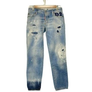 DSQUARED2 - dsquared2 レディースジーンズ34 赤パッチの通販 DSQUARED2 - dsquared2 レディースジーンズ34 赤パッチの通販