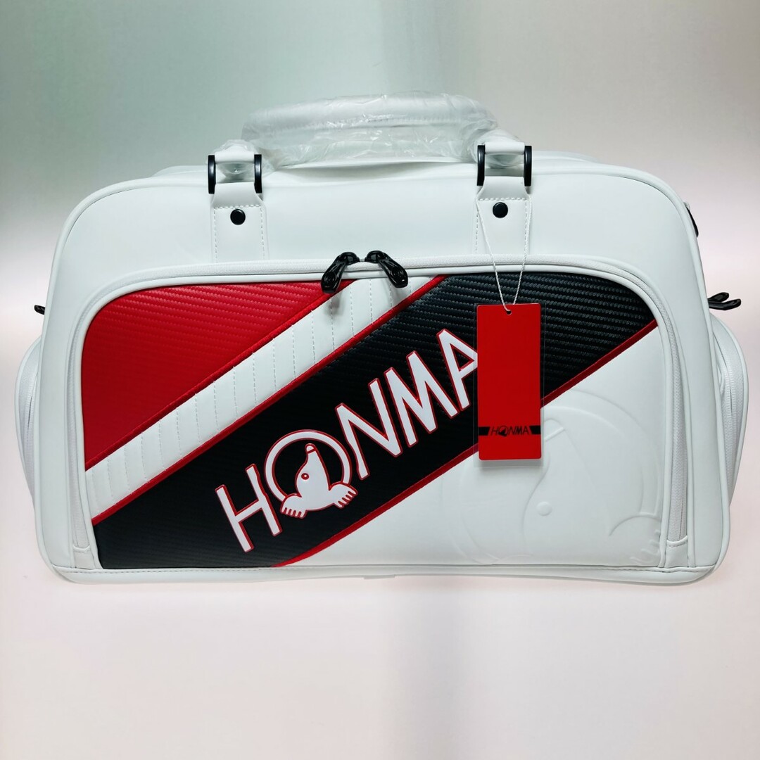 ◎◎HONMA ホンマ ボストンバッグ  BB12401 ホワイト×ブラック シューズポケット付
